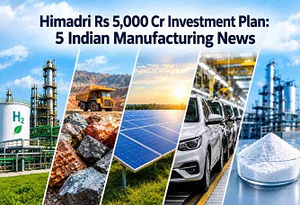Himadri Rs 5,000 Cr Investment Plan: 5 Indian Manufacturing News Industry Outlook 
